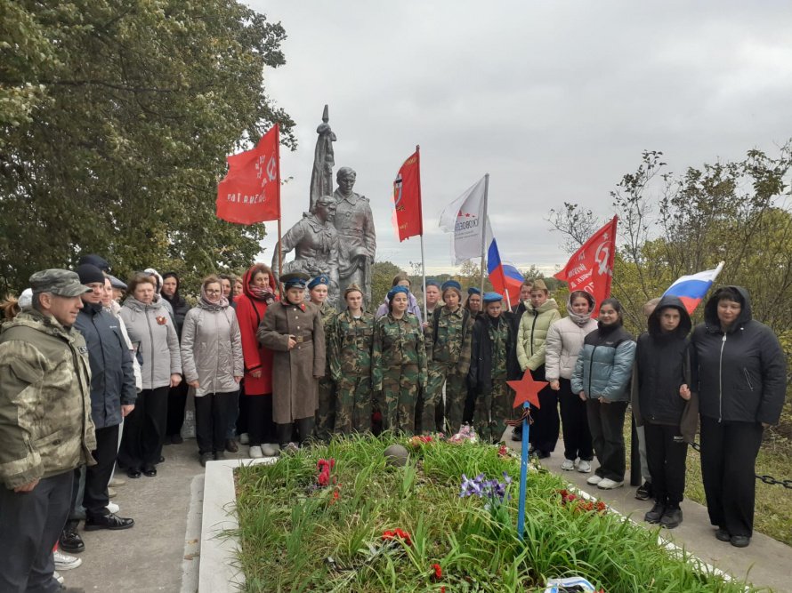 Открытие памятника Воинам Великой Отечественной войны